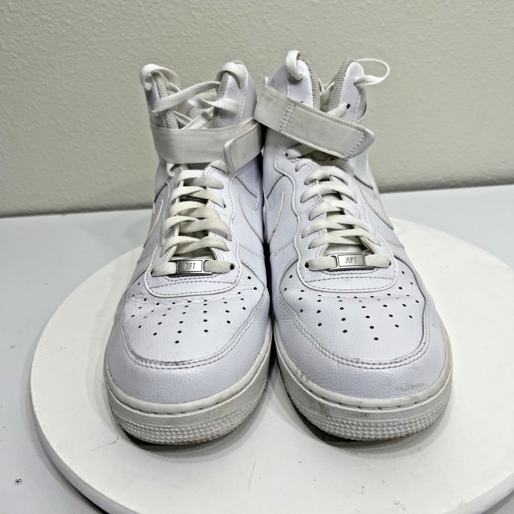 Nike Air‎ Force 1 High Triple White Men's Size 11.5 / 315121-115